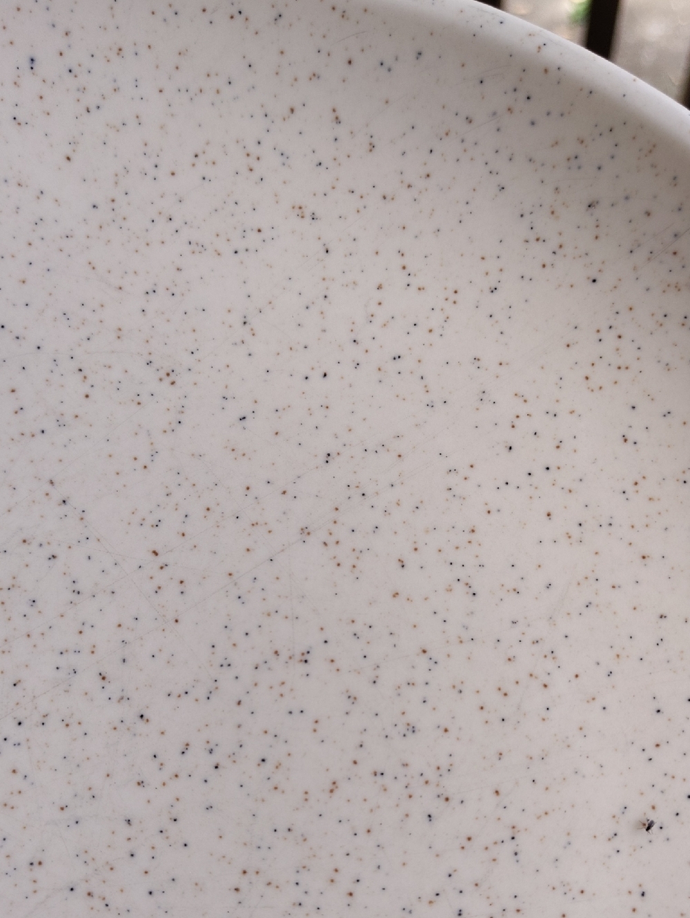 Speckled Cream Dinner Plate By Cmg Handmade Portugal - Picture 2 of 3